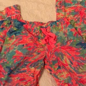 Lilly  Pulitzer pj bottoms XS